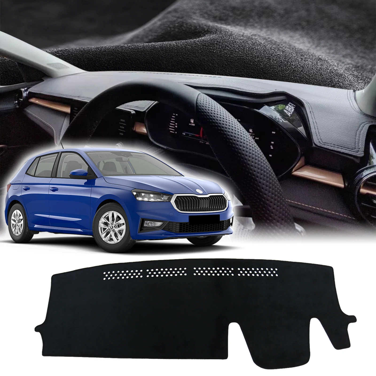 fit for Skoda Fabia 2023 2024 2025 2026 Car Dashmat Dashboard Cover Pad Protective Carpet Accessories DashMat Sunshade
fit for Skoda Fabia 2023 2024 2025 2026 Car Dashmat Dashboard Cover Pad Protective Carpet Accessories DashMat Sunshade