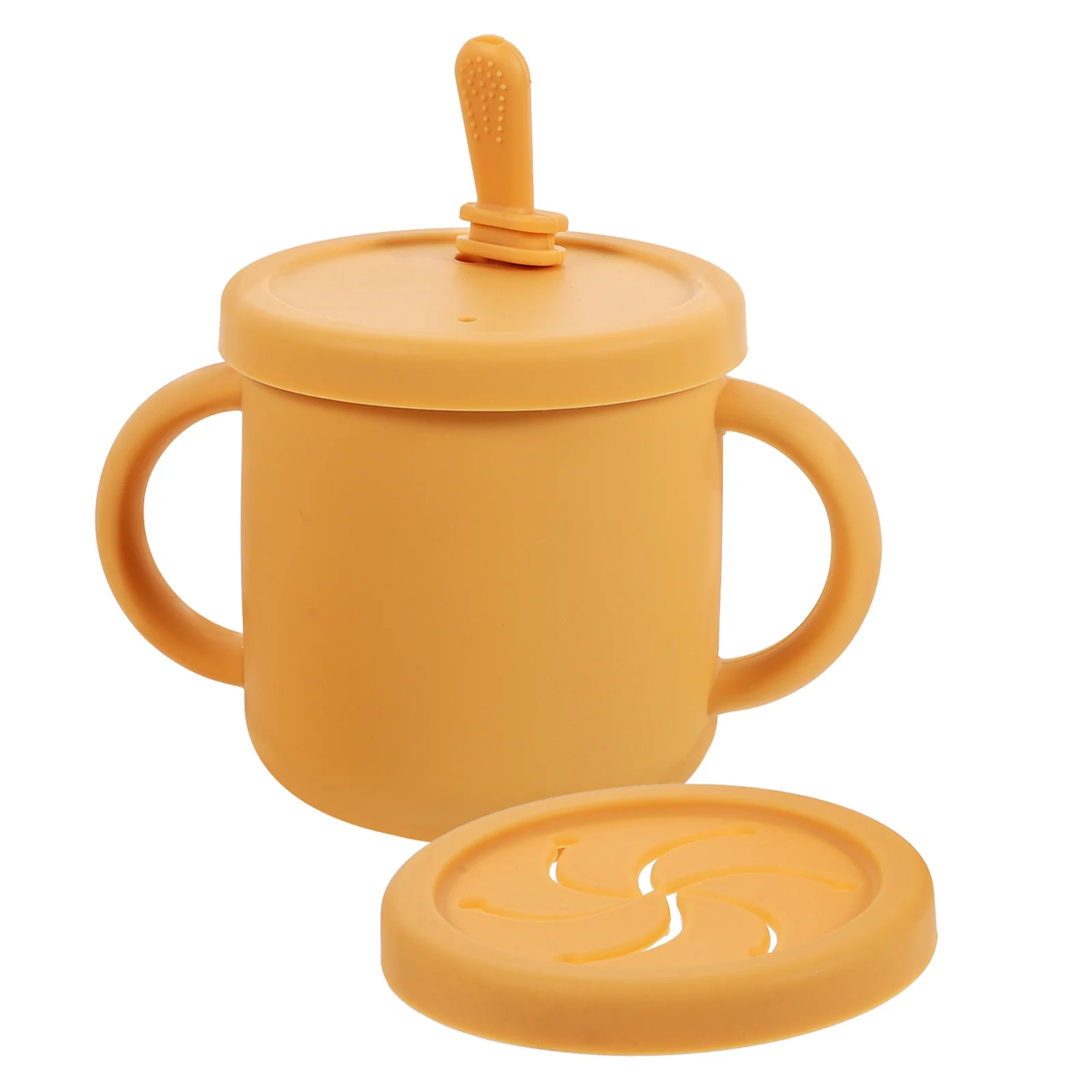 Силиконовая соломенная чашка, герметичная двойная ручка, прочная тренировочная чашка, кружка для питья воды, красочная безопасная кружка для питья воды
Силиконовая соломенная чашка, герметичная двойная ручка, прочная тренировочная чашка, кружка для питья воды, красочная безопасная кружка для питья воды