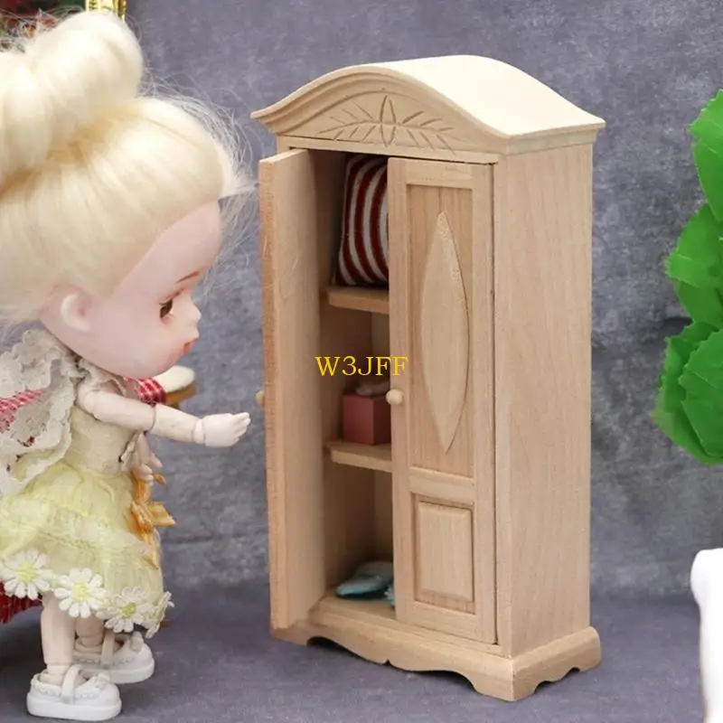 W3JF 1:12 Dollhouses Miniature Wardrobe Mini Dollhouses Furniture Educational Toy
W3JF 1:12 Dollhouses Miniature Wardrobe Mini Dollhouses Furniture Educational Toy