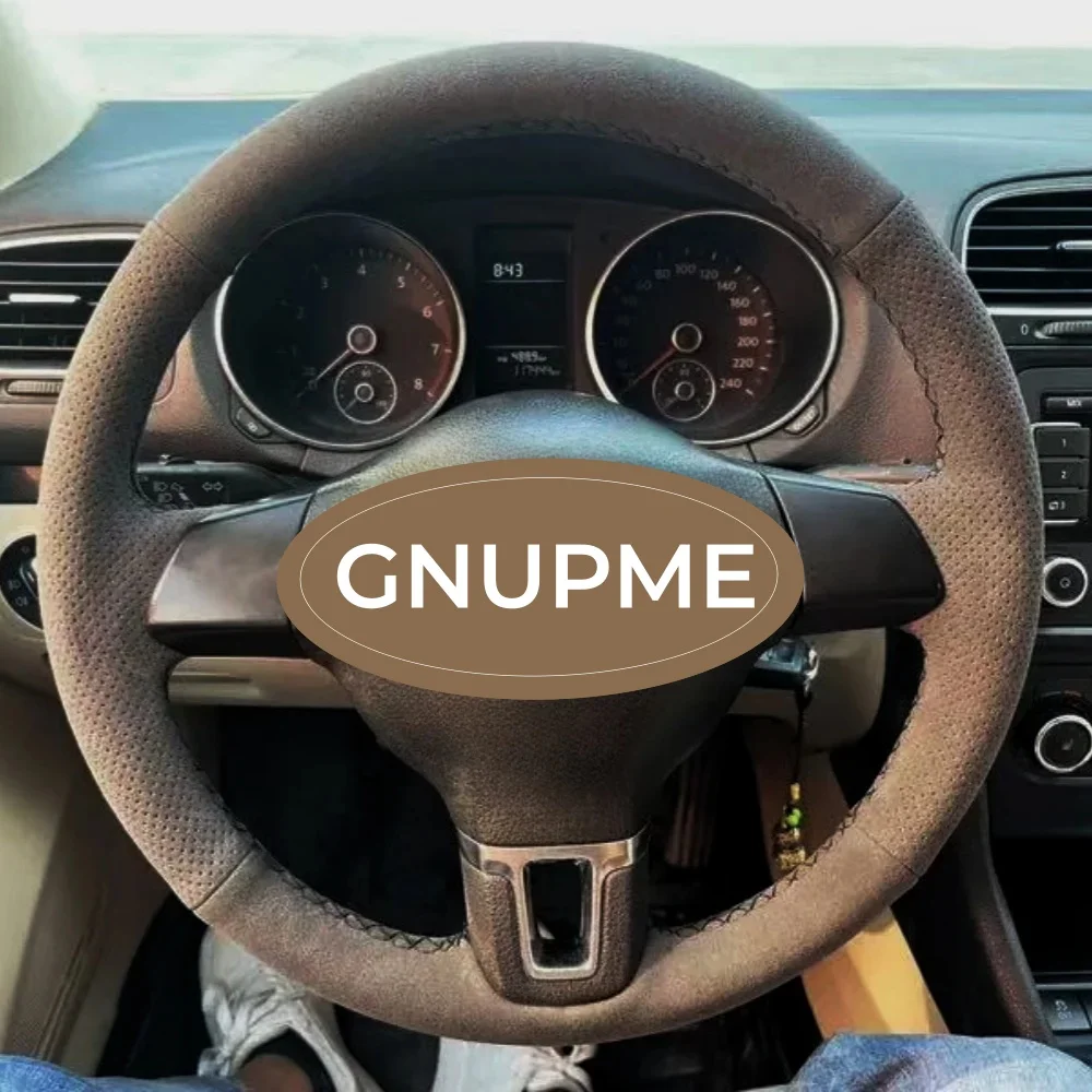 Custom Car Steering Wheel Cover Suede Leather For Volkswagen Golf Tiguan Passat B7 Touran Jetta Mk6 Magotan Avant Steering Wrap
Custom Car Steering Wheel Cover Suede Leather For Volkswagen Golf Tiguan Passat B7 Touran Jetta Mk6 Magotan Avant Steering Wrap
