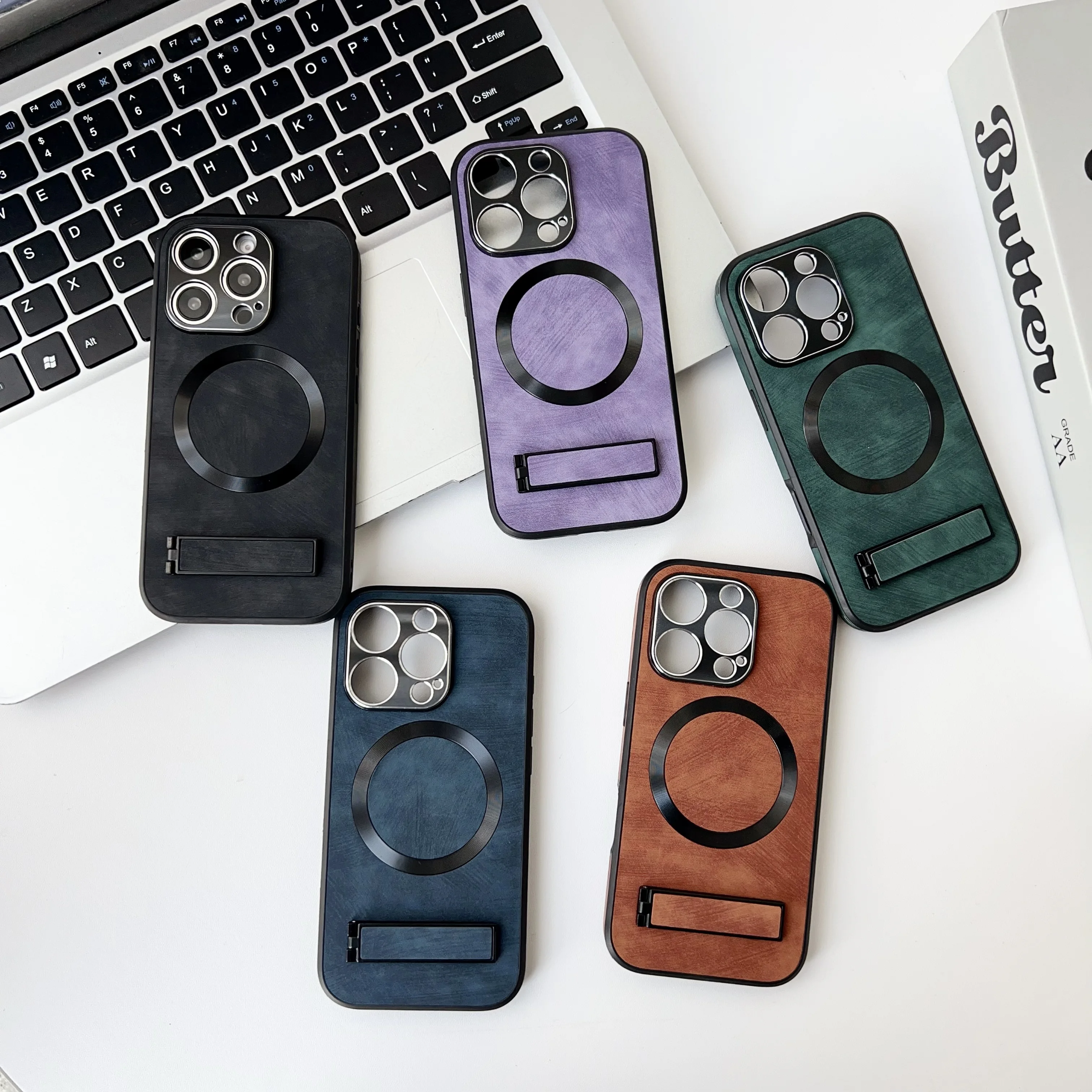 Luxury Magnetic Portable Folding Bracket Case for iPhone 15 14 13 12 11 Pro Max Plus Metal Leather Shockproof Cover
Luxury Magnetic Portable Folding Bracket Case for iPhone 15 14 13 12 11 Pro Max Plus Metal Leather Shockproof Cover