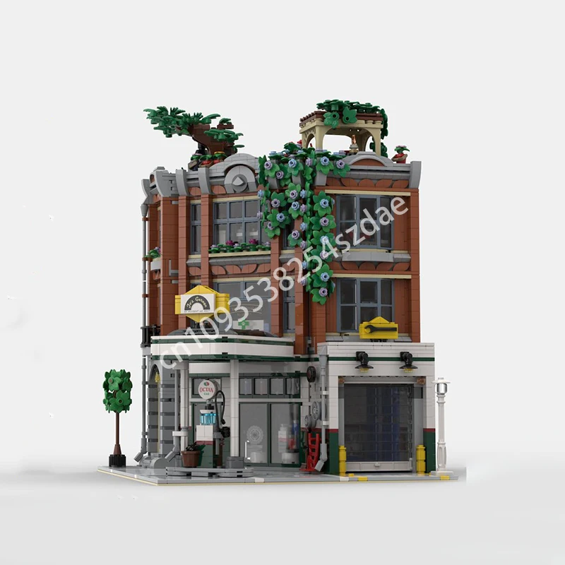 4532PCS MOC Creative City Street View Modular Joe's (Corner) Garage Model Architecture Building Block Diy Kids Bricks Toys Gift
4532PCS MOC Creative City Street View Modular Joe's (Corner) Garage Model Architecture Building Block Diy Kids Bricks Toys Gift