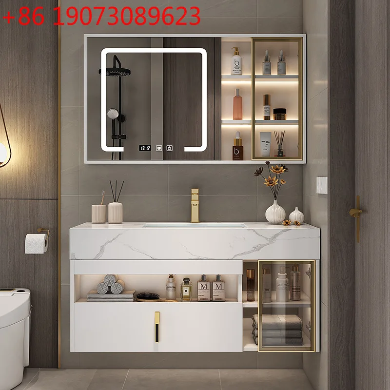 Современный простой легкий роскошный керамический шкаф для ванной комнаты из каменной плиты, унитаз, умывальник
Современный простой легкий роскошный керамический шкаф для ванной комнаты из каменной плиты, унитаз, умывальник