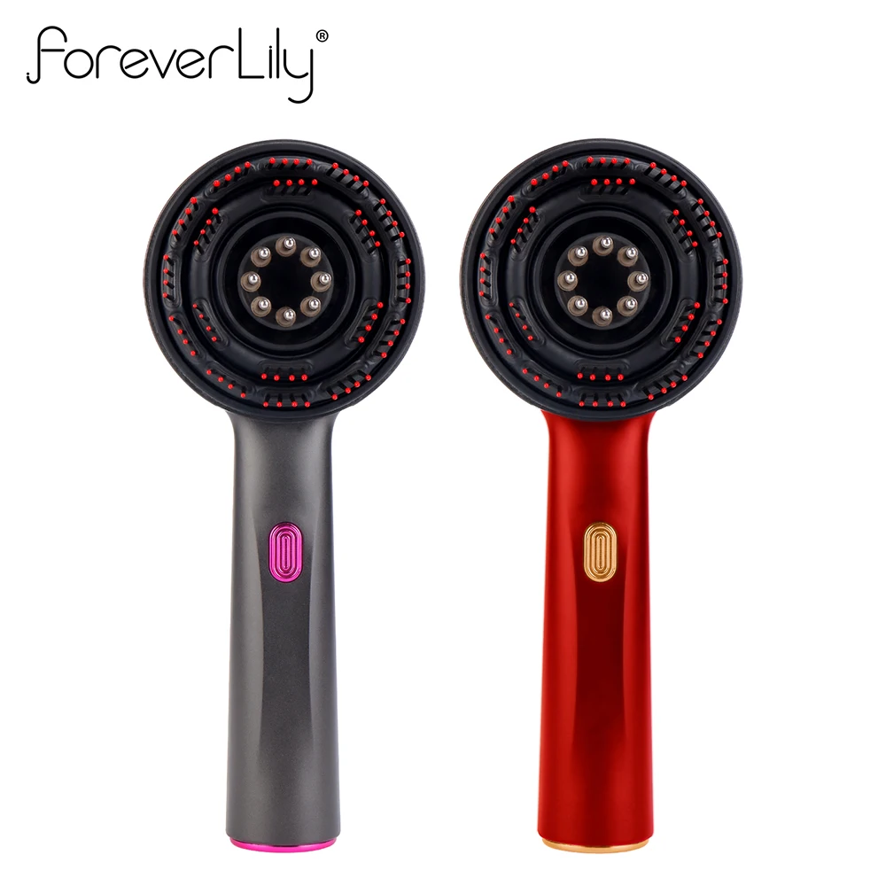 Electric Massage Comb Vibration Red Light Therapy Hair Growth Massage Scalp Massage Brush Anti Hair Loss Liquid Oil Applicator
Electric Massage Comb Vibration Red Light Therapy Hair Growth Massage Scalp Massage Brush Anti Hair Loss Liquid Oil Applicator