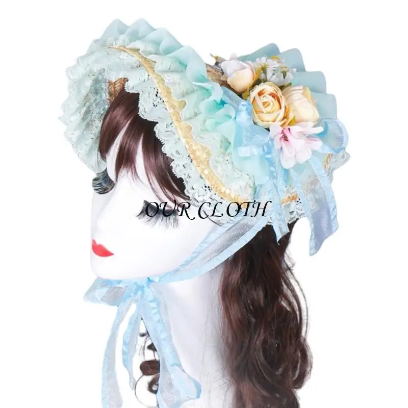 Шляпа-капот с кружевной отделкой и цветком для коктейльной вечеринки, карнавальный костюм, соломенная шляпа от солнца для и Y1AC
Шляпа-капот с кружевной отделкой и цветком для коктейльной вечеринки, карнавальный костюм, соломенная шляпа от солнца для и Y1AC