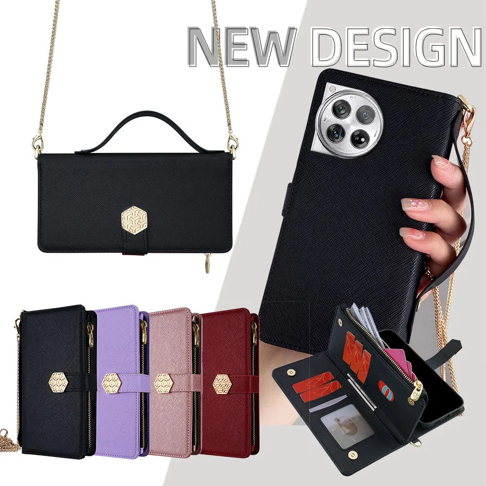 Multi-card Holder Zipper Wallet Flip Leather Crossbody Case for Oneplus 12 12R 11 11R 10T 9R 9RT 8T 10 9 8 Pro Protective Cover
Multi-card Holder Zipper Wallet Flip Leather Crossbody Case for Oneplus 12 12R 11 11R 10T 9R 9RT 8T 10 9 8 Pro Protective Cover