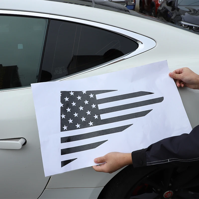 Car Rear Window Glass Sticker For Jaguar F-TYPE 2013-2022 Car Decalds American flag Graphics Vinyl Cover Covering Film 271*421mm
Car Rear Window Glass Sticker For Jaguar F-TYPE 2013-2022 Car Decalds American flag Graphics Vinyl Cover Covering Film 271*421mm