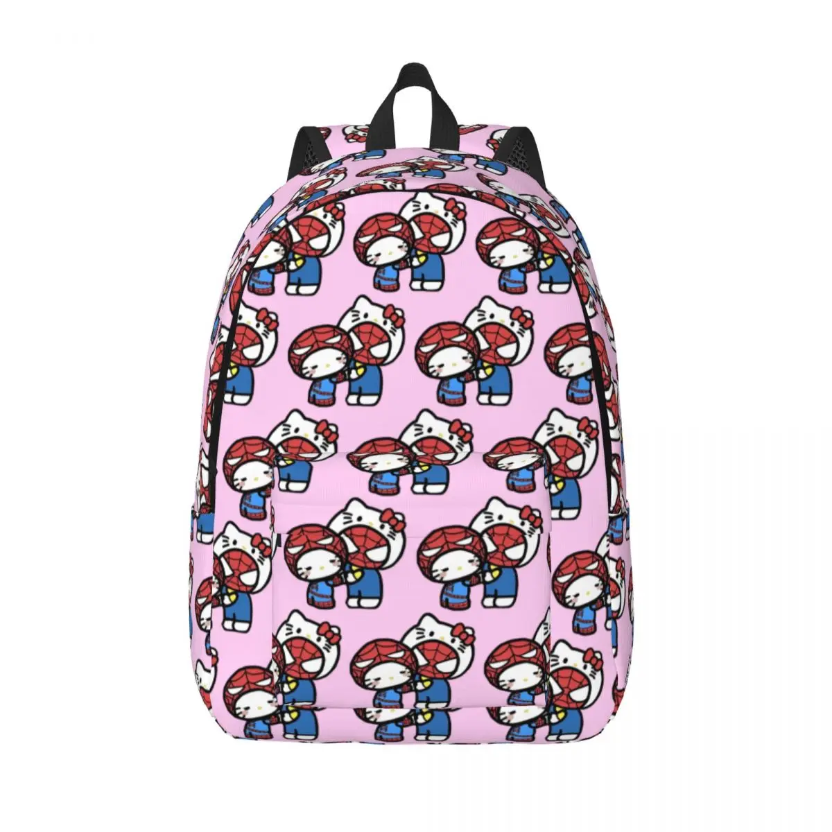 Рюкзак Hello Kitty с Человеком-пауком для парня и подруги для мальчиков и девочек, детский школьный рюкзак, рюкзак для дошкольников, сумка для начальной школы 
Рюкзак Hello Kitty с Человеком-пауком для парня и подруги для мальчиков и девочек, детский школьный рюкзак, рюкзак для дошкольников, сумка для начальной школы