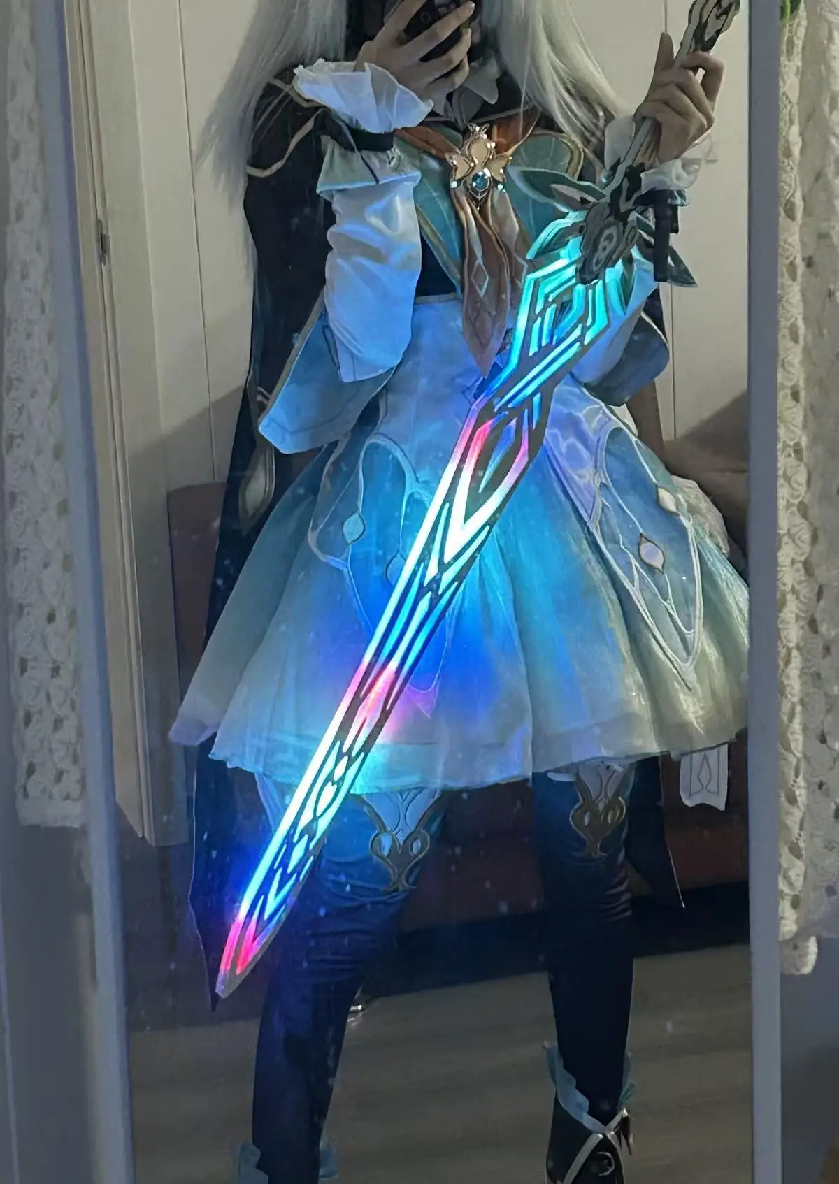 Firefly Cos Luminous Sword Weapons Game Honkai Star Rail Cosplay Prop Model For Halloween Christmas Party Costume Accessories
Firefly Cos Luminous Sword Weapons Game Honkai Star Rail Cosplay Prop Model For Halloween Christmas Party Costume Accessories