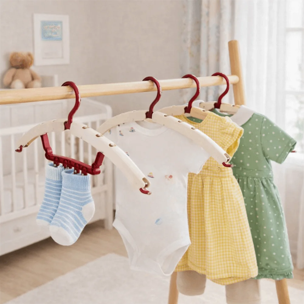 4 Pieces Plastic 3-in-1 Clothes Drying Rack Anti-slip Hanging Folding Clothes Hanger Save Space Windproof
4 Pieces Plastic 3-in-1 Clothes Drying Rack Anti-slip Hanging Folding Clothes Hanger Save Space Windproof