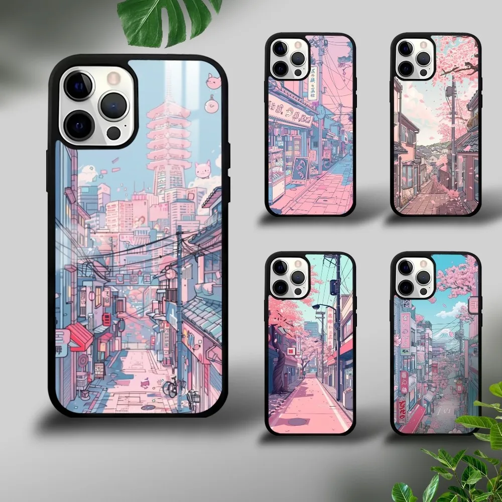 Japan Anime Street Pink Sakura Phone Case For IPhone 16 15 14 13 12 11 Pro Xs Max Mini Plus Celulares Hard Funda
Japan Anime Street Pink Sakura Phone Case For IPhone 16 15 14 13 12 11 Pro Xs Max Mini Plus Celulares Hard Funda