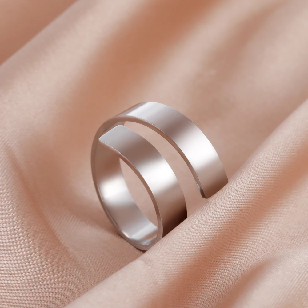 Kkjoy Rings For Unisex Stainless Steel Black Spiral Wide Open Ring Adjustable Simple Cut Trendy Jewelry Gift Whoelsale
Kkjoy Rings For Unisex Stainless Steel Black Spiral Wide Open Ring Adjustable Simple Cut Trendy Jewelry Gift Whoelsale