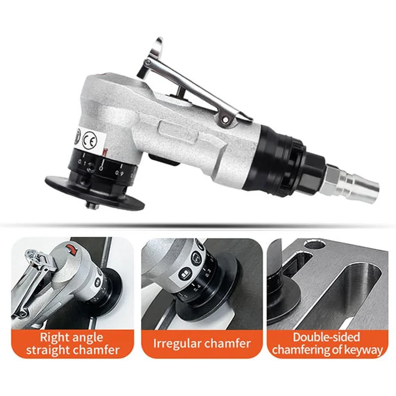 Пневматическая мини-фаскоснимательная машина GY-02 - 30000 об/мин, диапазон обработки C0.1-C2.0/R0.1-R1.5, легкая (0.45 кг) для металла и алюминия
Пневматическая мини-фаскоснимательная машина GY-02 - 30000 об/мин, диапазон обработки C0.1-C2.0/R0.1-R1.5, легкая (0.45 кг) для металла и алюминия