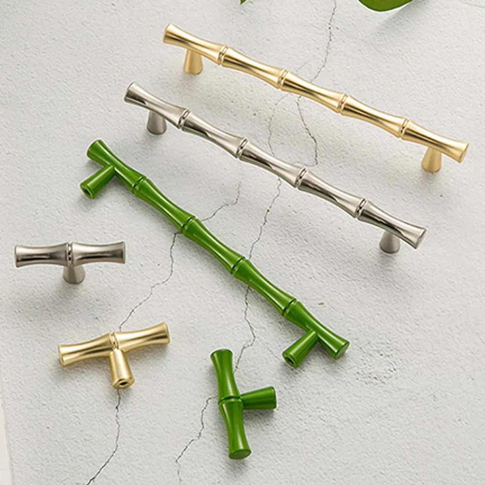 European-style Minimalist Creative Drawer Furniture Zinc Alloy Antique Bamboo Handle Cabinet Wardrobe Handle Dresser Door Pulls
European-style Minimalist Creative Drawer Furniture Zinc Alloy Antique Bamboo Handle Cabinet Wardrobe Handle Dresser Door Pulls