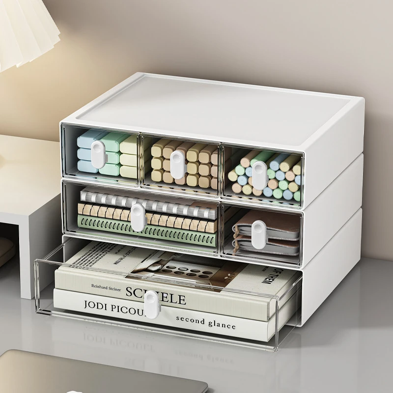 Desktop Plastic Storage Box Drawer Type Sundries Toy Holder Stationery Makeup Cabinet Home Office Organizer Container Stackable
Desktop Plastic Storage Box Drawer Type Sundries Toy Holder Stationery Makeup Cabinet Home Office Organizer Container Stackable