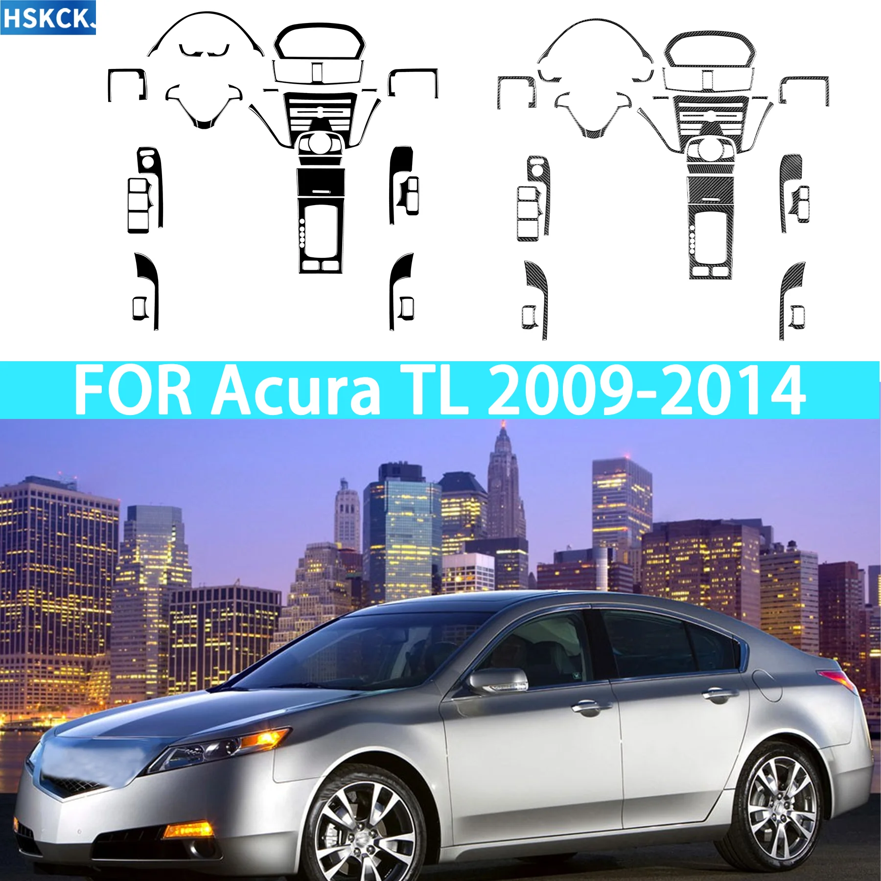 FOR Acura TL 2009-2014 Car Door Armrest Steering Wheel Set Central Air Outlet Screen Multimedia Piano Black Accessories Sticker
FOR Acura TL 2009-2014 Car Door Armrest Steering Wheel Set Central Air Outlet Screen Multimedia Piano Black Accessories Sticker