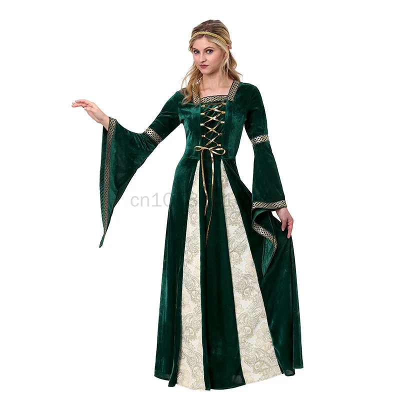 Halloween Cosplay Costume Halloween Stage Performance Role Play Renaissance princess noble lady Costume Funny Fancy Dress Up
Halloween Cosplay Costume Halloween Stage Performance Role Play Renaissance princess noble lady Costume Funny Fancy Dress Up