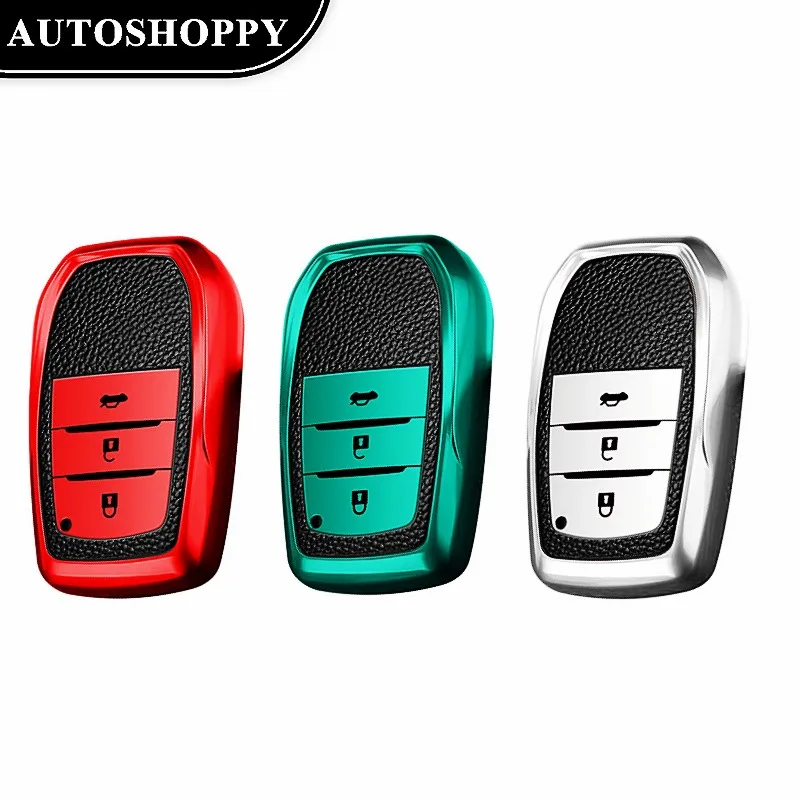 New 2 3 Buttons Soft TPU Car Key Case Cover for Toyota Hilux Innova Rav4 Fortuner Yaris 2021 Shell Fob Protector Accessories
New 2 3 Buttons Soft TPU Car Key Case Cover for Toyota Hilux Innova Rav4 Fortuner Yaris 2021 Shell Fob Protector Accessories