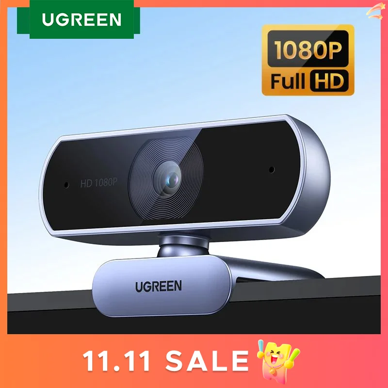 UGREEN USB Webcam 1080P HD Mini Webcam For Laptop Computer Web Camera Dual Microphones for Youtube Zoom Video Calling 2K web cam
UGREEN USB Webcam 1080P HD Mini Webcam For Laptop Computer Web Camera Dual Microphones for Youtube Zoom Video Calling 2K web cam