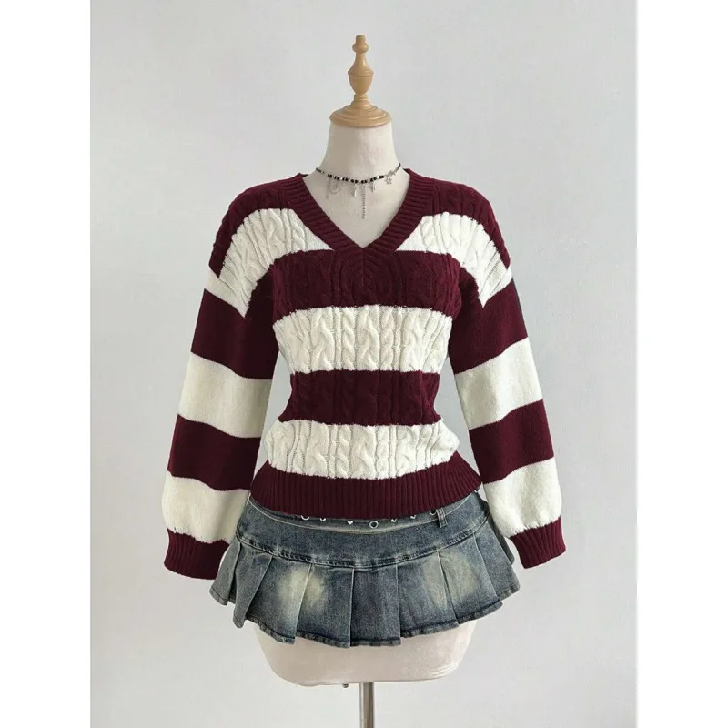 Contrast Stripe Color Block Sweater Ultra Thin Spring Summer Women's Knitwear Fashionable Casual Style Online And In-Store Av...
Contrast Stripe Color Block Sweater Ultra Thin Spring Summer Women's Knitwear Fashionable Casual Style Online And In-Store Av...
