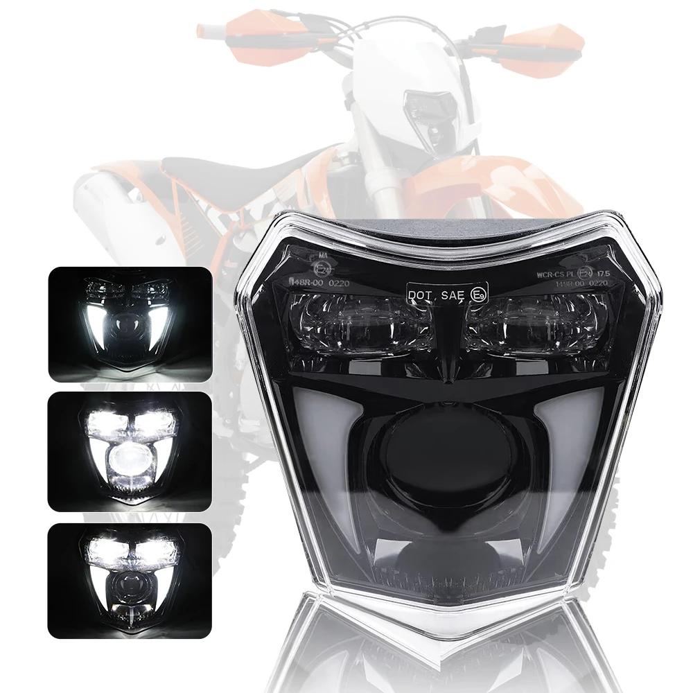 Фара мотоциклетная для KT EXC XCF SX SXF XC XCF SMR TC TE 125 250 FREERIDE 250 F, фара для мотоциклетного Кросса, эндуро, внедорожного велосипеда
Фара мотоциклетная для KT EXC XCF SX SXF XC XCF SMR TC TE 125 250 FREERIDE 250 F, фара для мотоциклетного Кросса, эндуро, внедорожного велосипеда