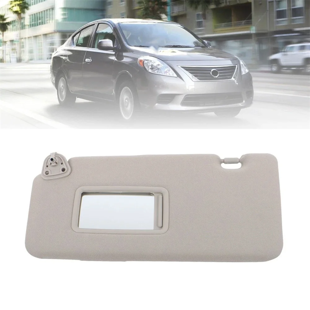 Gray Left Sun Visor For Nissan Versa 2007 To 2012 With Vanity Mirror Driver Side Replacement 96401 EL31A Factory Spec Design
Gray Left Sun Visor For Nissan Versa 2007 To 2012 With Vanity Mirror Driver Side Replacement 96401 EL31A Factory Spec Design