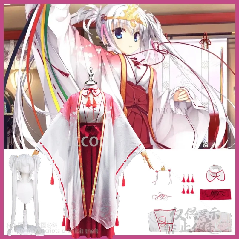 Tomotake Yoshino Galgame аниме Senren * Банка косплей костюм японское кимоно платье Lencerias Лолита парики для девочек по индивидуальному заказу
Tomotake Yoshino Galgame аниме Senren * Банка косплей костюм японское кимоно платье Lencerias Лолита парики для девочек по индивидуальному заказу