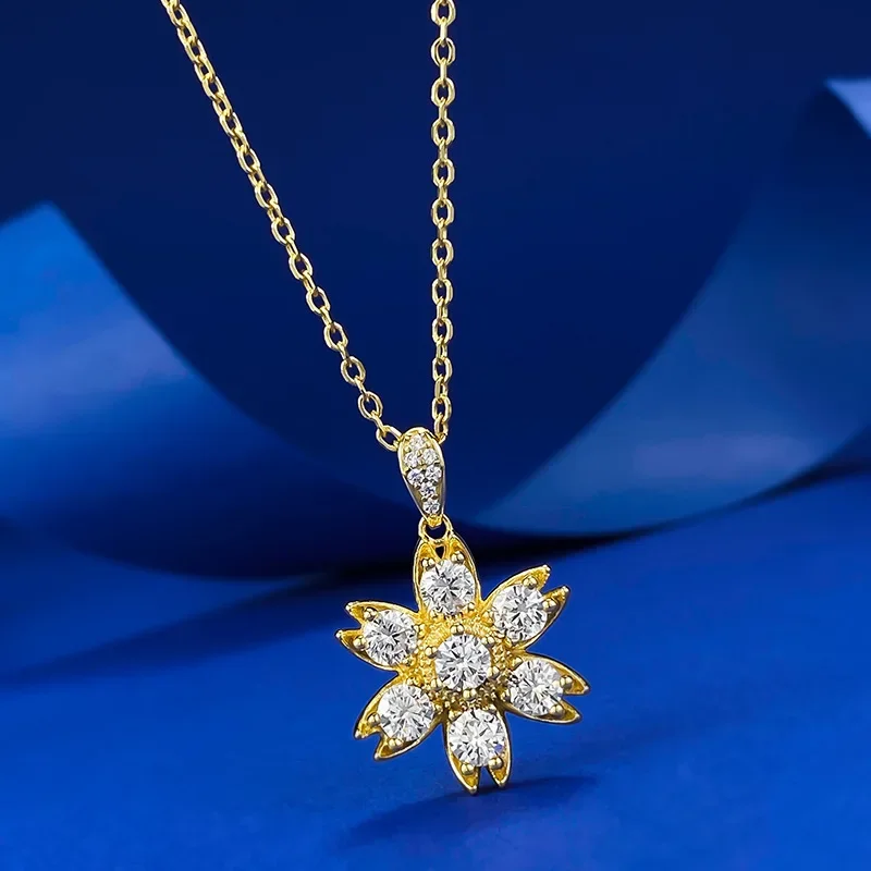 New S925 sterling silver daisy necklace pendant, fashionable and versatile item, Jewelry
New S925 sterling silver daisy necklace pendant, fashionable and versatile item, Jewelry