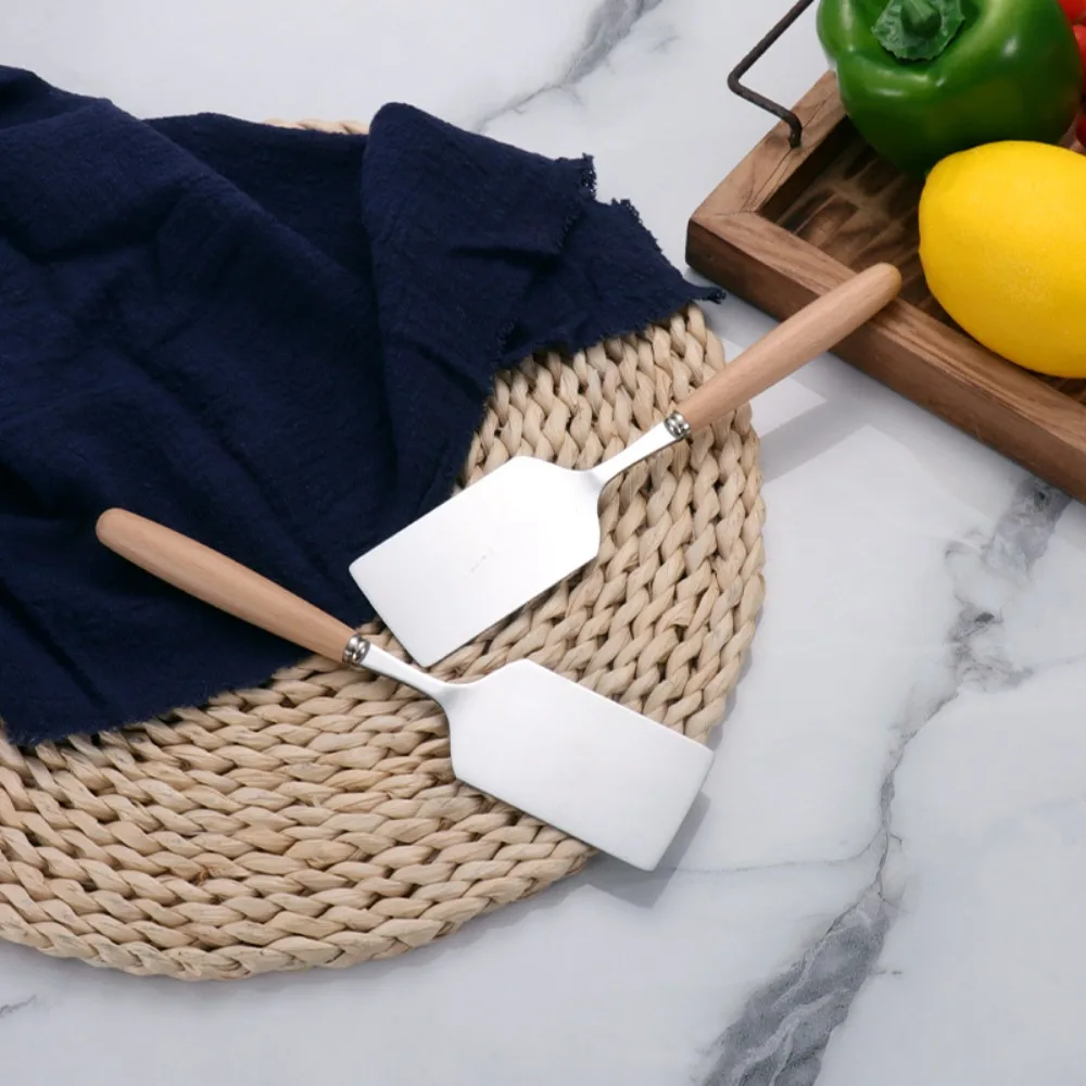 Cooking Utensils Square Head Stainless Steel Spatula Anti-scald Pancake Scraper Mixing Spatula Wood Handle Fried Shovel Steak
Cooking Utensils Square Head Stainless Steel Spatula Anti-scald Pancake Scraper Mixing Spatula Wood Handle Fried Shovel Steak
