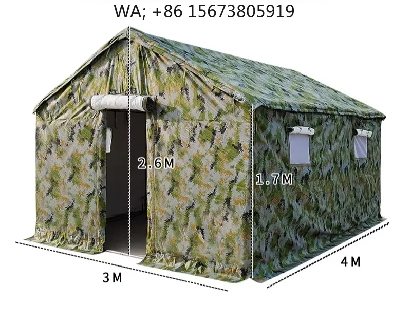 Large Oxford Camouflage Tent Four Season Waterproof For Construction Site Disaster Relief & Outdoor Command Use
Large Oxford Camouflage Tent Four Season Waterproof For Construction Site Disaster Relief & Outdoor Command Use