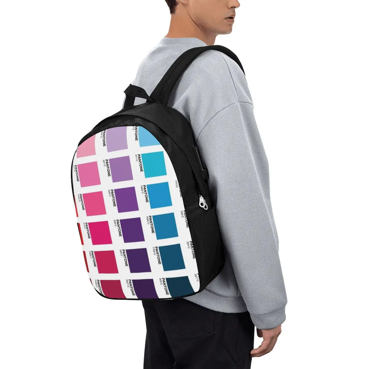 Shades Of Pantone Colors Backpack Travel Notebook Bag Computer College Student School Bag Laptop Shoulder Bags for Men Women
Shades Of Pantone Colors Backpack Travel Notebook Bag Computer College Student School Bag Laptop Shoulder Bags for Men Women