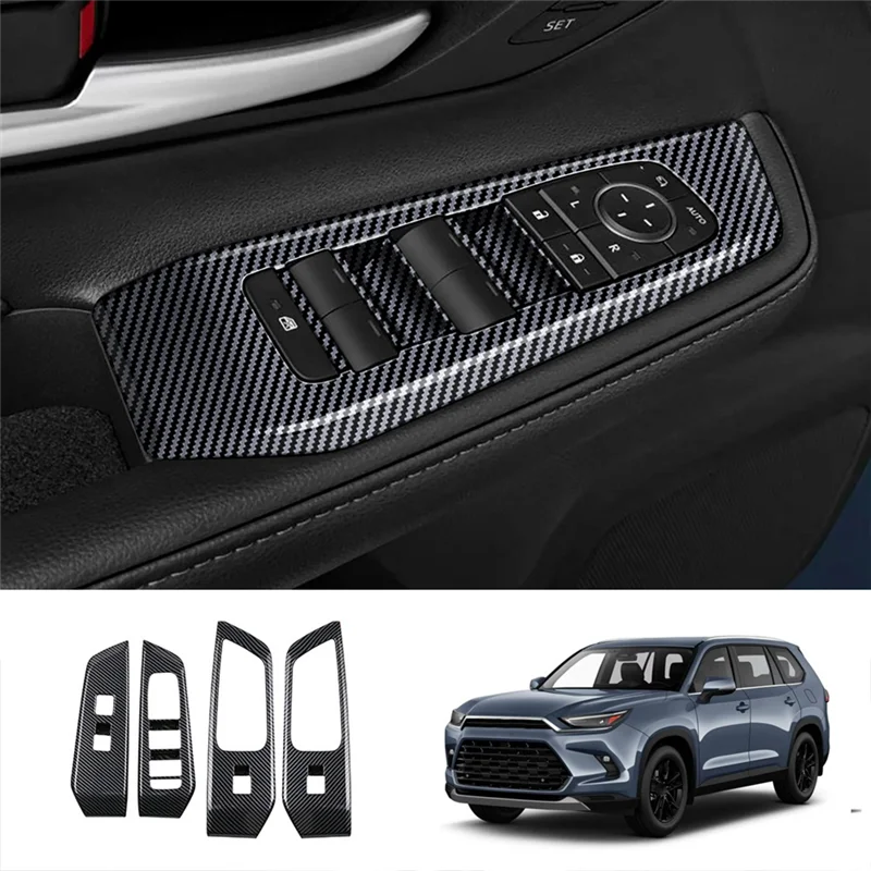 A30P-Car Window Switch Lift Panel Door Armrests Panel Carbon Fiber Tirm For Toyota Grand Highlander 2024
A30P-Car Window Switch Lift Panel Door Armrests Panel Carbon Fiber Tirm For Toyota Grand Highlander 2024