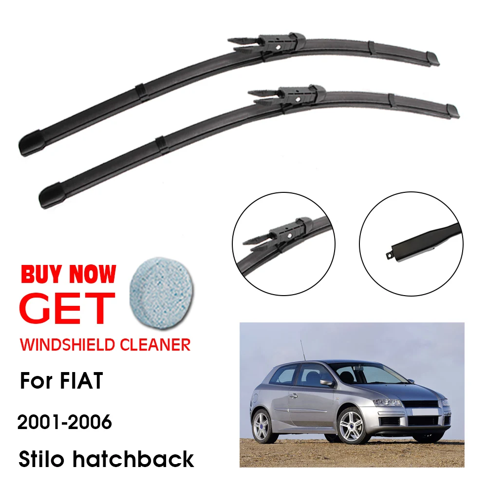 Car Wiper Blade For FIAT Stilo hatchback 22"+19" 2001-2006 Front Window Washer Windscreen Windshield Wipers Blades Accessories
Car Wiper Blade For FIAT Stilo hatchback 22"+19" 2001-2006 Front Window Washer Windscreen Windshield Wipers Blades Accessories