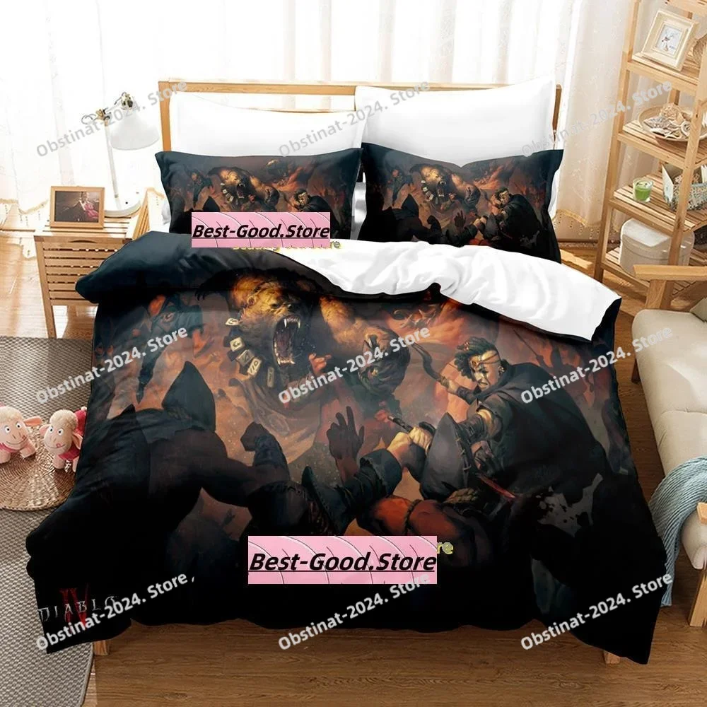 New Diablo IV Bedding Set Single Twin Full Queen King Size Bed Set Adult Kid Bedroom Duvetcover Sets Anime parure de lit Bed
New Diablo IV Bedding Set Single Twin Full Queen King Size Bed Set Adult Kid Bedroom Duvetcover Sets Anime parure de lit Bed