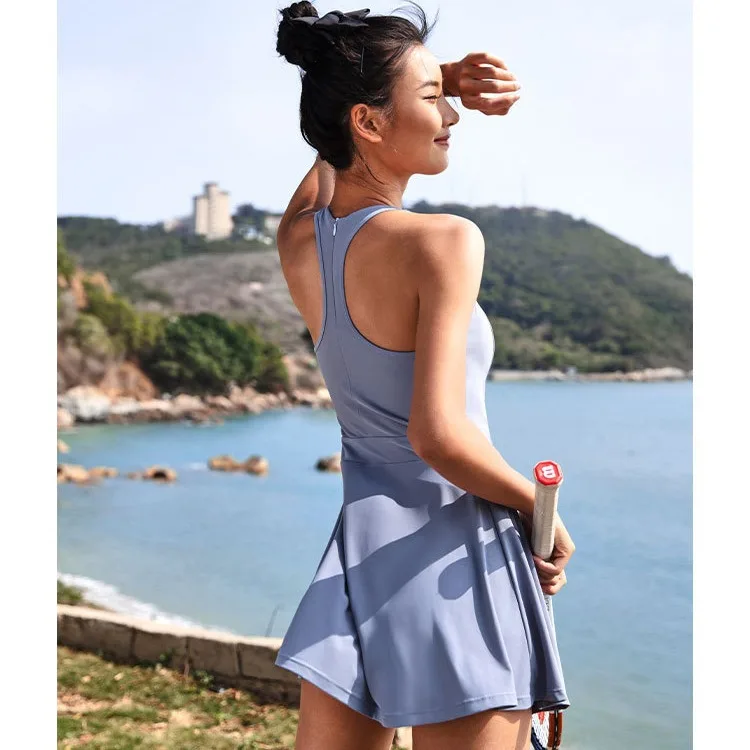 Sports Fitness Tennis Skirt Female Worker Tight Zipper Beautiful Back Anti-light Yoga Golf Skirt
Sports Fitness Tennis Skirt Female Worker Tight Zipper Beautiful Back Anti-light Yoga Golf Skirt