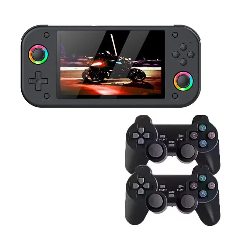 Портативная игровая консоль A52T M26 5.1" с открытым исходным кодом, ретро-дизайн, с 1 парой джойстиков, карманный видеоплеер, поддержка более 30 эмуляторов
Портативная игровая консоль A52T M26 5.1" с открытым исходным кодом, ретро-дизайн, с 1 парой джойстиков, карманный видеоплеер, поддержка более 30 эмуляторов