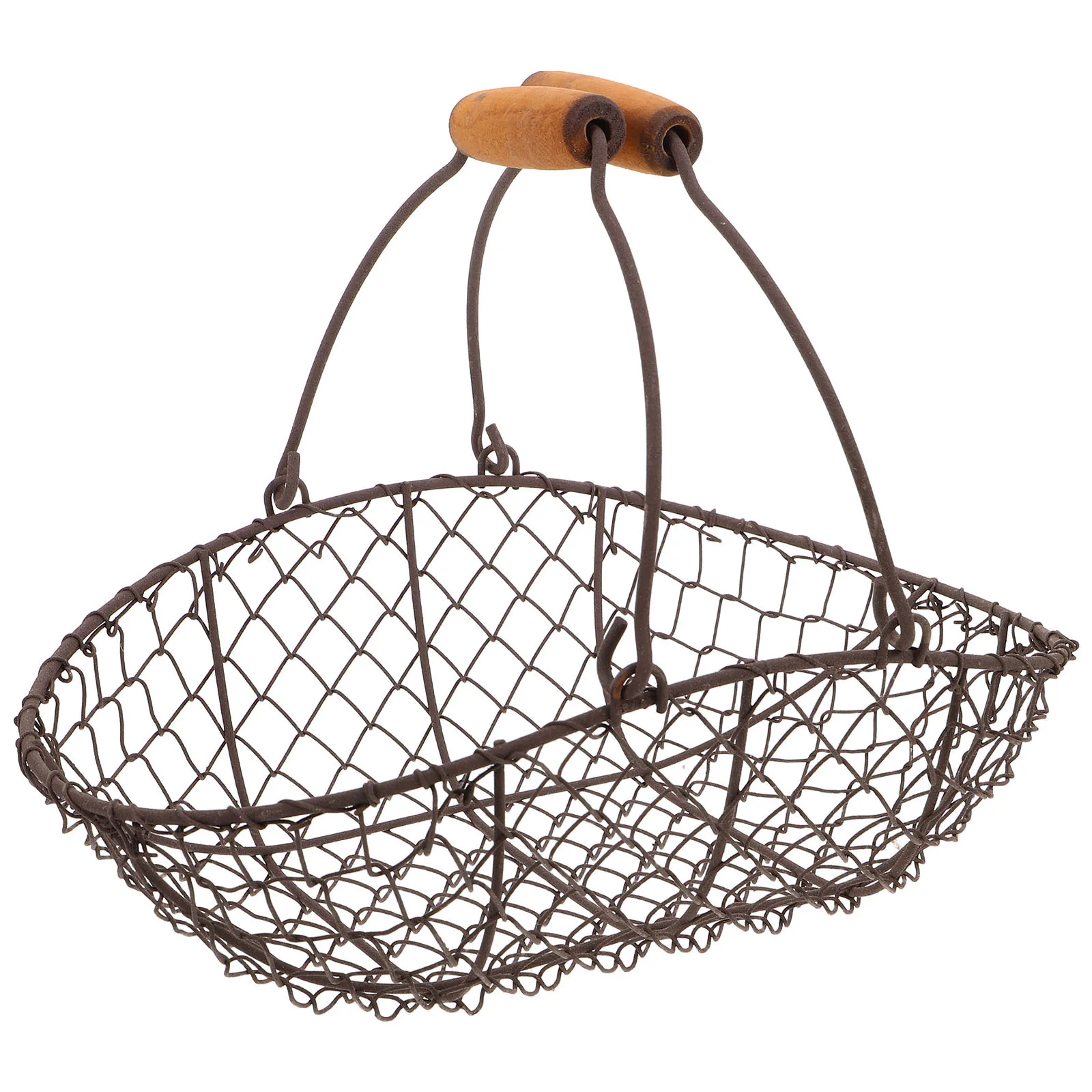 Iron Wire Fruit Basket Wooden Handle Elegant Design Efficient Storage Solution Iron Construction Enhanced Food
Iron Wire Fruit Basket Wooden Handle Elegant Design Efficient Storage Solution Iron Construction Enhanced Food