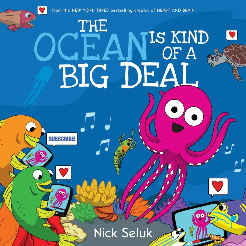 Океан - это виды больших предложений, книга Ника Селука, Шolastic, Великобритания, 9780702317101.
Океан - это виды больших предложений, книга Ника Селука, Шolastic, Великобритания, 9780702317101.