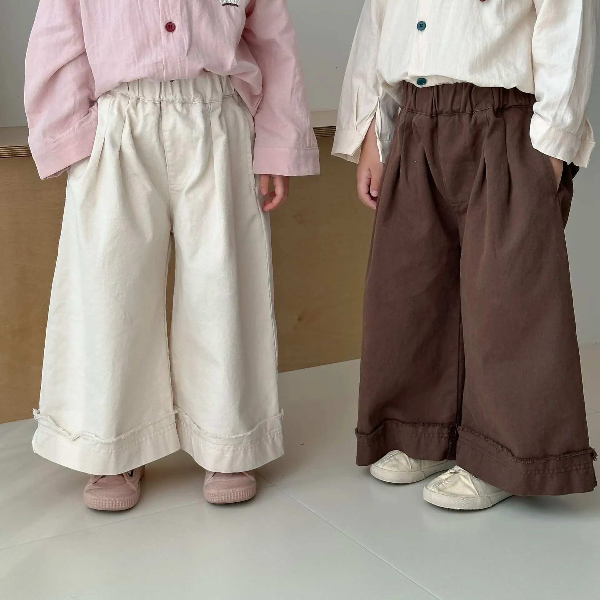 2025 Spring Autumn Children Pants Girls Cotton Wide Leg Pants Boys Casual Long Trousers 1-8y Kids Toddler Boot Cut Pants Clothes
2025 Spring Autumn Children Pants Girls Cotton Wide Leg Pants Boys Casual Long Trousers 1-8y Kids Toddler Boot Cut Pants Clothes