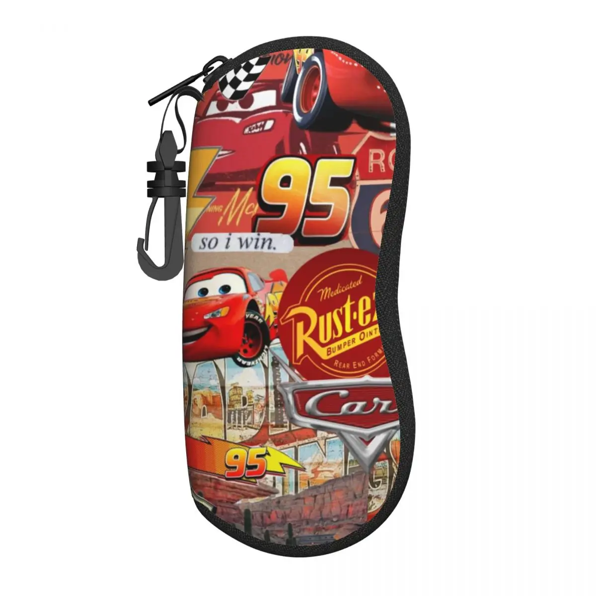 Легкий портативный чехол для очков Disney Pixar Cars — мягкий чехол на молнии для солнцезащитных очков и очков для чтения
Легкий портативный чехол для очков Disney Pixar Cars — мягкий чехол на молнии для солнцезащитных очков и очков для чтения
