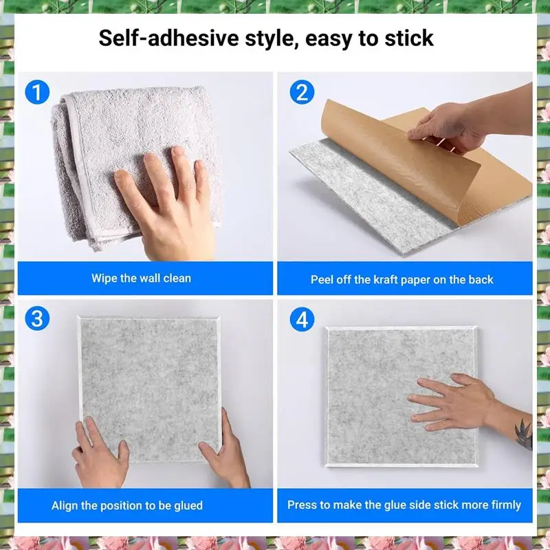 Sports 10Pack Sound Proof Panels For Walls,Self-Adhesive Acoustic Panels 12X12x0.4In For Recording Studio,Office,Home,10Pack Sou
Sports 10Pack Sound Proof Panels For Walls,Self-Adhesive Acoustic Panels 12X12x0.4In For Recording Studio,Office,Home,10Pack Sou