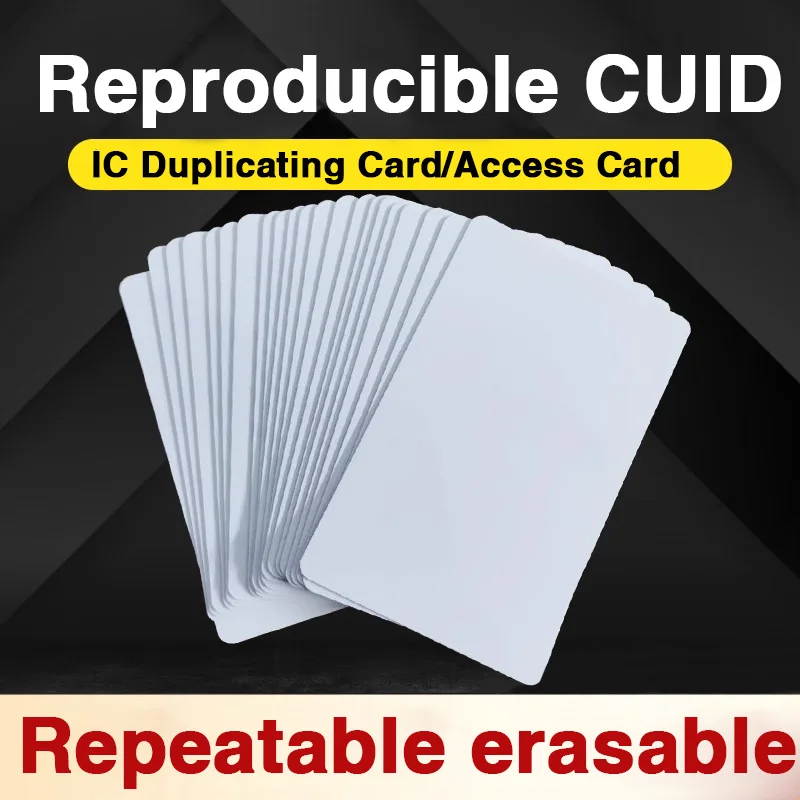 IC White Card Blank Access Card CUID Card Copy Chip Room Card Parking Attendance Proximity Card 13.56HMZ
IC White Card Blank Access Card CUID Card Copy Chip Room Card Parking Attendance Proximity Card 13.56HMZ