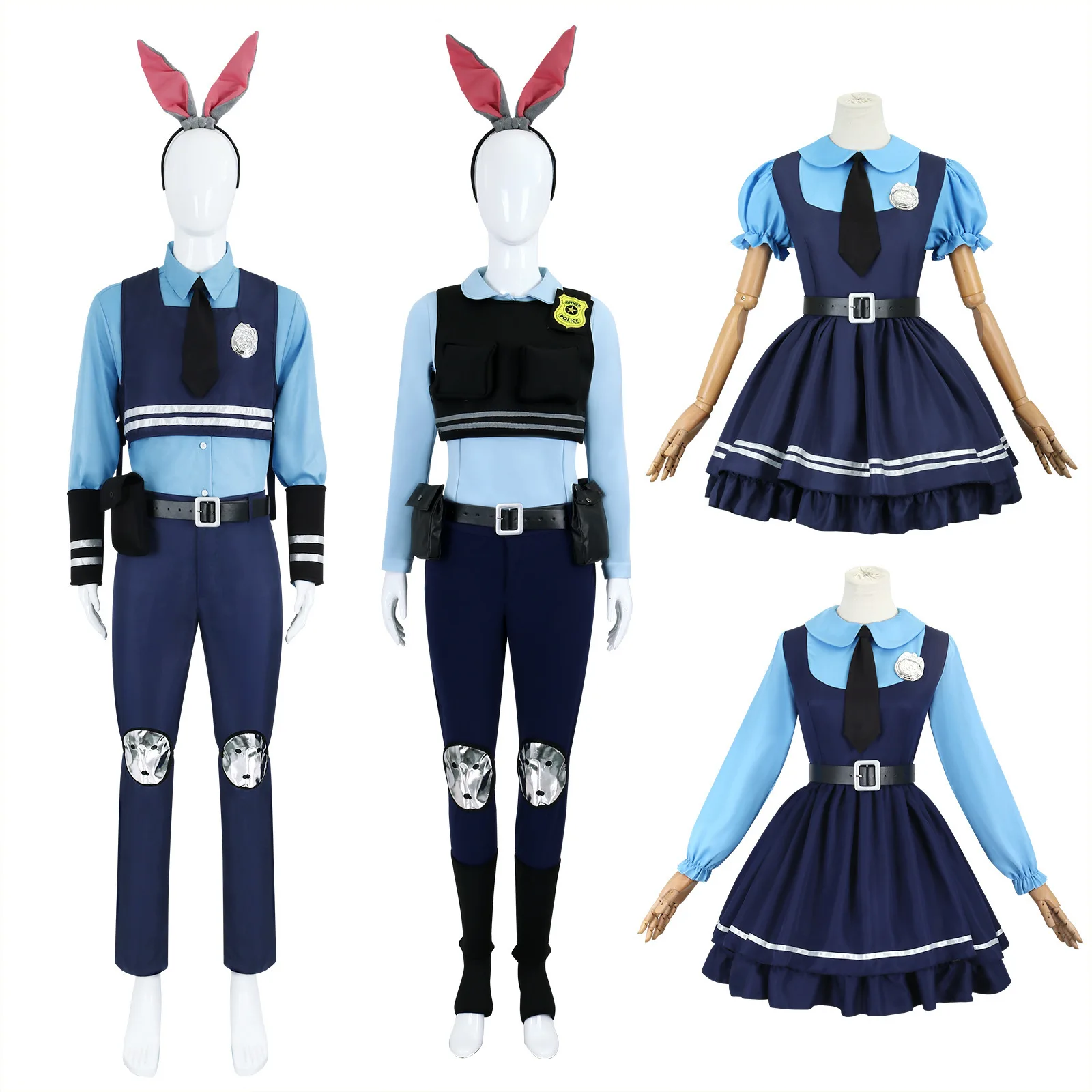 Zootopia 2 Judy Cosplay Dress for Girls Halloween Cosplay Anime Judy Police Uniform Costume Carnival Party Clothing
Zootopia 2 Judy Cosplay Dress for Girls Halloween Cosplay Anime Judy Police Uniform Costume Carnival Party Clothing
