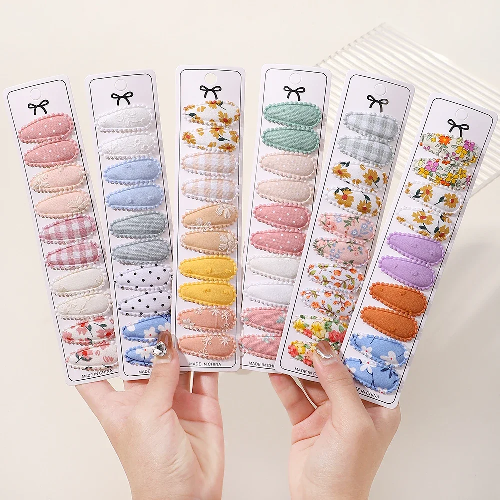 10/20Pcs Mini Print Cotton Alloy Hair Clips Hairpin for Kids Fabric Plaid BB Hairgripes Sweet Headwear Girls Hair Accessories
10/20Pcs Mini Print Cotton Alloy Hair Clips Hairpin for Kids Fabric Plaid BB Hairgripes Sweet Headwear Girls Hair Accessories