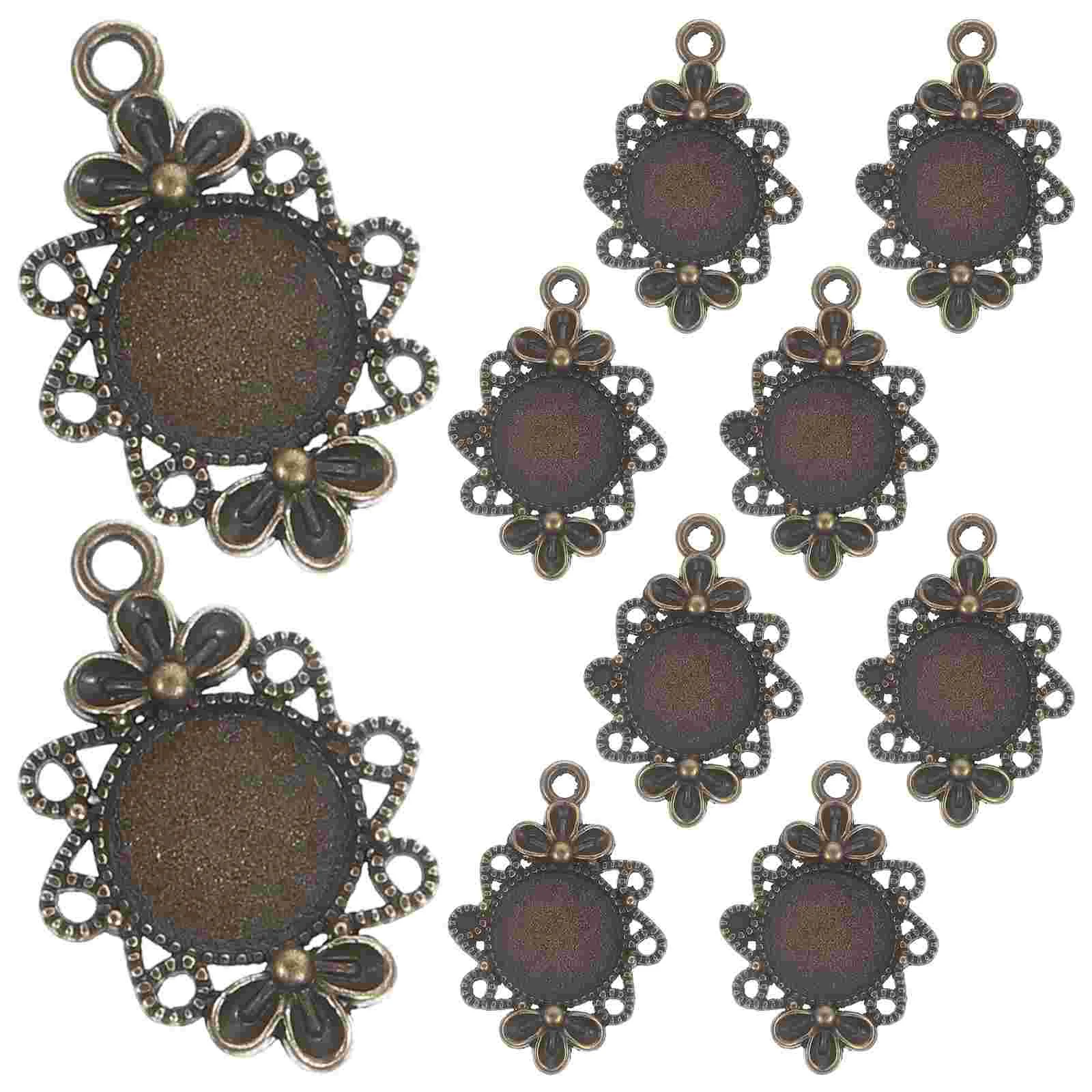 10 Pcs Disk Base Jewelry Trays Photo Bronze Bottom Brackets Round Pendant Bases DIY
10 Pcs Disk Base Jewelry Trays Photo Bronze Bottom Brackets Round Pendant Bases DIY