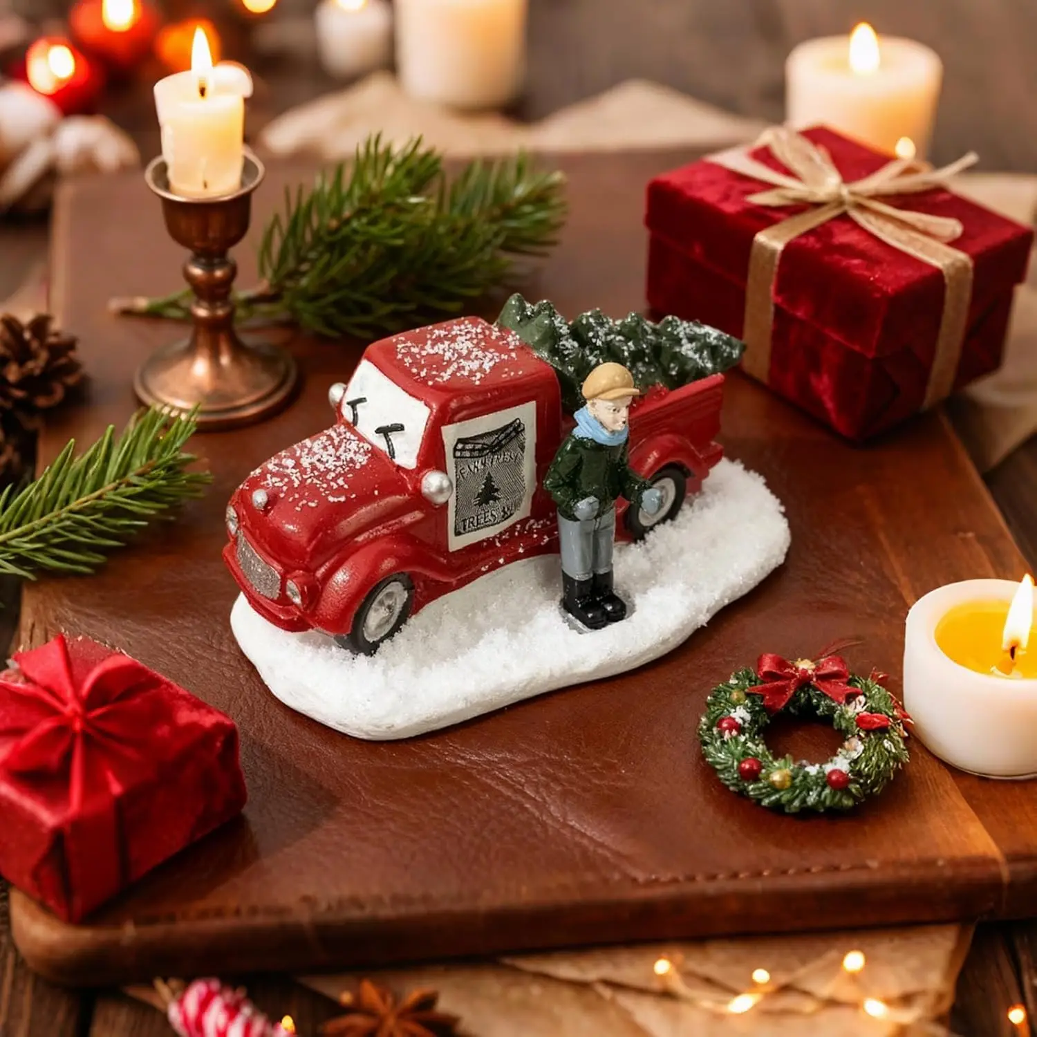 Red Truck Christmas Ornament Retro Car Model Xmas Tree Bell Decor Paint Car Ornament Christmas Decoration Home Office Decoration
Red Truck Christmas Ornament Retro Car Model Xmas Tree Bell Decor Paint Car Ornament Christmas Decoration Home Office Decoration
