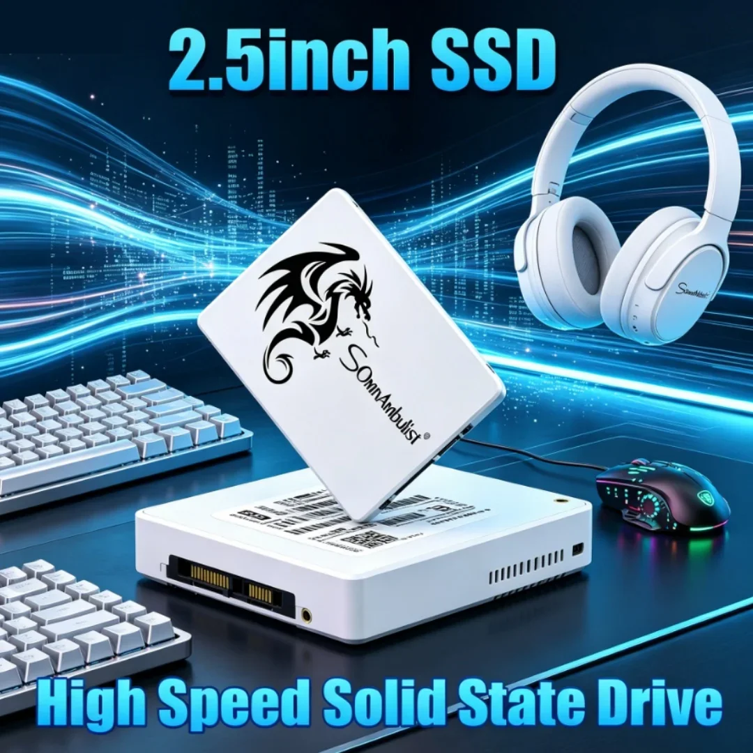 Premium High Speed Internal SSD 64GB To 2TB SomnAmbulist 2.5inch Sata3 Solid State Drive 512GB for PC Laptop Upgrade
Premium High Speed Internal SSD 64GB To 2TB SomnAmbulist 2.5inch Sata3 Solid State Drive 512GB for PC Laptop Upgrade