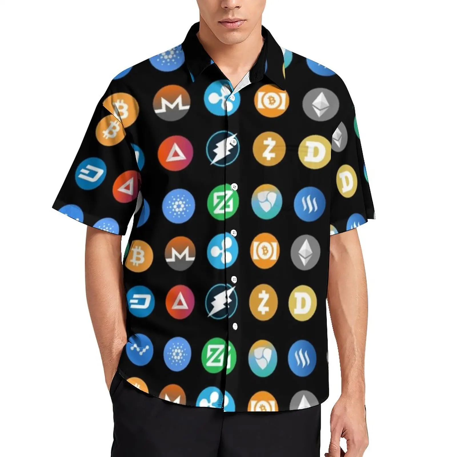Crypto Bitcoin Casual Shirts Coin Blockchain Vacation Shirt Hawaiian Street Style Blouses Mens Pattern Plus Size
Crypto Bitcoin Casual Shirts Coin Blockchain Vacation Shirt Hawaiian Street Style Blouses Mens Pattern Plus Size