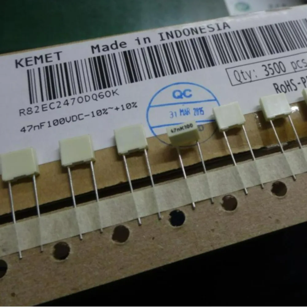 20pcs/lot AV R82 0.047uf 100V 47nf 473 K brand new 5mm film capacitor R82EC2470DQ60K
20pcs/lot AV R82 0.047uf 100V 47nf 473 K brand new 5mm film capacitor R82EC2470DQ60K