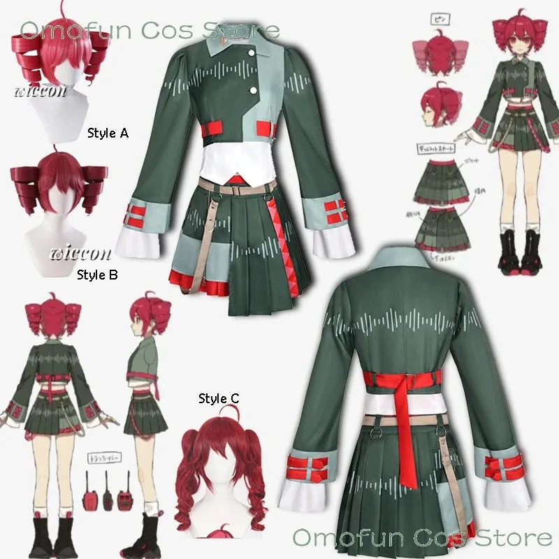 Kasane Teto Cosplay Voicepeakk Uniforms Wig Anime Diva Singer Women Cute Red Ponytail Girls Teto Costume Halloween Stage Outfit
Kasane Teto Cosplay Voicepeakk Uniforms Wig Anime Diva Singer Women Cute Red Ponytail Girls Teto Costume Halloween Stage Outfit